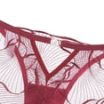 thumbnail image 3 of Xucatan Women's Low Rise Mesh Floral Embroidered Panties, Sheer See Through Ladies Underwear, Stretchy Hip Lifting Elastic Briefs, Breathable Feminine Thongs, Casual Cozy Daily Panties Gift, 3 of 8