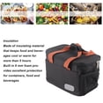 thumbnail image 3 of Fiambrera Reutilizable Para Hombres/mujeres, Bolsa De Almuerzo Aislada, Lonchera A Prueba De Fugas, Lonchera Gruesa Impermeable De Gran Capacidad Para El Trabajo, Oficina, Picnic,, 3 of 7