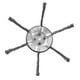 thumbnail image 1 of Reemplazo de la cabeza de corte Weeder Cabezal de de corte Herramientas eléctricas de jardín Cabezal de cepillo de disco de alambre de acero 6 cuchillas Sunnimix Cabezal de corte, 1 of 8