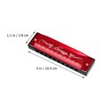 thumbnail image 3 of MasteelfCA Harmonica pour Débutants Harmonica pour Étudiants Harmonica pour Enfants Harmonica pour Enfants 10 Trous Harmonica, 3 of 7