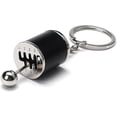thumbnail image 1 of LAICAIW Six Speed Manual Transmission Shift Gearbox Fidget Toy Automotive Part Car Keychain Key Ring [Black], Six Speed Manual Transmission Shift Level, One Size, 1 of 5