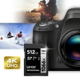 thumbnail image 7 of Lexar Professional 1066x SDXC UHS-I Card SILVER Series 512GB Memory Card Bundle with Lexar 32GB High-Performance 800x UHS-I SDHC Memory Card (BLUE Series), 7 of 7