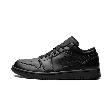 Jordan Mens Air Jordan 1 Low 553558 093 - Size 12 Black/Black/Black