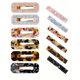 thumbnail image 1 of SINNKY 12PCS Pinzas para el cabello de resina acrílica Pinzas para el cabello de cocodrilo geométricas Pasadores grandes antideslizantes para mujeres Accesorios para el cabello, 1 of 5