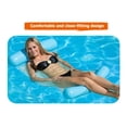 thumbnail image 3 of Peggybuy Water Hammock Inflatable Floating Swimming Pool Lounge Chair (Light Blue), 3 of 8