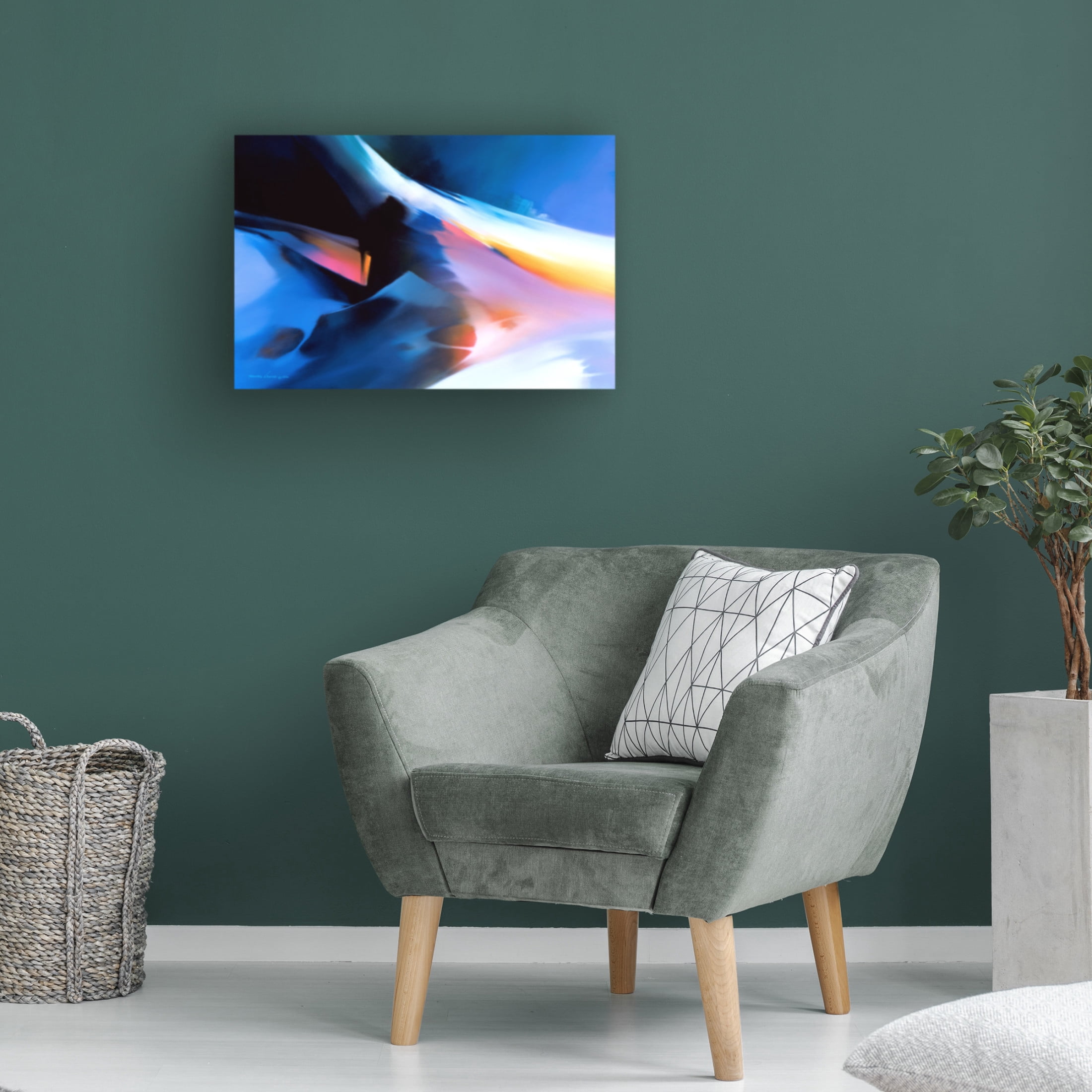 Canvas Wall Art - Thomas Leung 'Kaleidoscope' Wall Art for Living Room, Bedroom, or Office Décor by Trademark Fine Art - 24 x 16 Inches