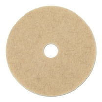 DyGTyX BWK4021NHE 21 in. Diameter Natural Hair Burnishing Floor Pads - Tan (5/Carton)