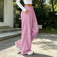 thumbnail image 6 of Luvrsol Sweat Pants for Womens Wide Leg Lounge Pants Deep Side Pockets Breathable Workout Bottoms S-2XL, 6 of 8