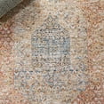 thumbnail image 6 of SAFAVIEH Silverado Damjana Medallion Polyester Area Rug, Blue/Rust, 8' x 10', 6 of 8
