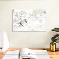thumbnail image 3 of Elephant Stock Swallow Songbirds Wall Art - Horizontal Canvas Wall Art - Living Room Wall Decor - Animal Canvas - White And Gray Decor - 12" x 8", 3 of 8