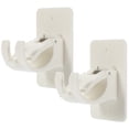 thumbnail image 1 of 2 juegos de soportes para barra de cortina ganchos de soporte de barra de cortina autoadhesivos sin Clip de poste de perforación, 1 of 5