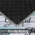 thumbnail image 5 of Farmhouse Kitchen Mats for Floor 2 Piece, Teal Kitchen Rugs and Mats Non-Skid Washable for Sink Floor, Pioneer Woman Teal Kitchen Accessories and Decor Mat, 17"x30"+17"x47", 5 of 5