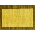 thumbnail image 1 of Ahgly Company Indoor Rectangle Oriental Yellow Modern Area Rugs, 7' x 9', 1 of 4