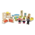 thumbnail image 6 of Melissa & Doug Wooden Hi-Rise Dollhouse With 15 Furniture Pieces, Garage, Working Elevator, 6 of 11