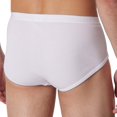thumbnail image 3 of SCHIESSER Braguitas para hombre con abertura, paquete de 4 - Original Classics, doble ribete, algodón Blanco 3XL (XXX-Large), 3 of 5