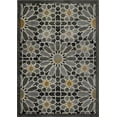 thumbnail image 1 of Beautiful Super Soft Modern Indoor Vincenza Collection Area Rug Carpet for Bedroom Living Room Dining Room in Dark Grey-Gold, 4x6 (3'11" x 5'7", 120cm x 170cm), 1 of 6