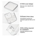 thumbnail image 2 of Dispensador de Tazas de Papel Desechables Montado en la Pared Soporte de Tazas Punch-Free Contenedor de Tazas, 2 of 7