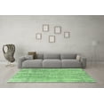 thumbnail image 3 of Ahgly Company Indoor Rectangle Solid Green Modern Area Rugs, 2' x 5', 3 of 4