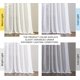 thumbnail image 3 of Cortinas Nicetown de lino blanco transparente, 213 cm de largo, juego de 2, 3 of 8