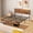 Brown, variant on Nextay Twin Size Metal Platform Bed Frame, No Box Spring Needed with 700LBS Sturdy Wooden Slats Support, Noise Free