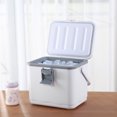 Zhuitw 4.5L Camping Car Refrigerator with Handle Mini Freezer Fridge