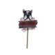 thumbnail image 2 of Figura de animal de decoración de perro de resina con forma de espiga, maceta para casa de muñecas, decoración de casa-C do, 2 of 6