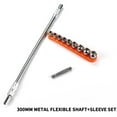 thumbnail image 1 of Fiudx Broca de Extensión de Vástago Hexagonal, Eje Flexible de 360 Grados, Kit de Extensión de Taladro Universal, Metal Resistente a La Oxidación, Fácil Acceso a Espacios Reducidos, para Reparaciones, 1 of 2