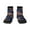 3 Black, variant on Bowling Ball And Flame Pattern Quarter Crew Socks,Toe Seamed Ankle Socks,Cotton Cushioned Breathable Athletic Crew Sports Socks