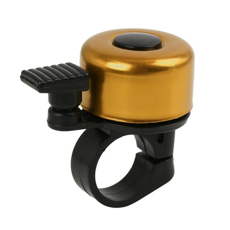 Bike Bell Cycling Alarm Bicycle Ring Horn Gold Tone Handlebar Sound Loud Speaker