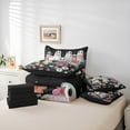 thumbnail image 6 of Manfei Cartoon Halloween Ghost 7-Piece Twin Bedding Sets,Colorful Daisy Flower Bedding Comforter Set,Rustic Flower Sheet Sets For Teens,Microfiber Bedroom Decor Reversible, 6 of 8
