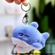 thumbnail image 4 of Juguete de peluche de la serie Ocean, Mini tiburón asesino, ballena, León marino, Delfín, mochila, muñeca colgante de felpa, llavero, regalo para niños, 12cm, 4 of 5
