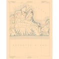 thumbnail image 3 of USGS 15x18 Black Modern Framed Museum Art Print Titled - Massachusetts Marthas Vineyard Sheet - USGS 1894, 3 of 5