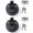 Black, variant on Boat Floor Cover Lock Hardware, Keyed Flush Deck Panel Set Use