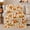 Pumpkins and Pie, variant on Pumpkins and Pie with Autumn Leaves, Festive Farmhouse Style for Thanksgiving Lovers, Fall Harvest Pattern and Thanksgiving Gift, Cozy Flannel Blanket for Family Room and Living Room, Home Decor