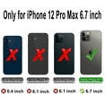 thumbnail image 6 of Janazan for Apple iPhone 12 Pro Max Clear Waterproof Protective Case with Screen Protector-Black, 6 of 9