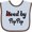 Blue and Chocolate, variant on Inktastic Loved by Pop Pop Boys or Girls Baby Bib
