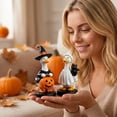 thumbnail image 5 of Kiddiway Halloween Home Decor Goose Figurines - Cartoon Farm Duck Ornaments with Witch Hats, Playful Halloween Decorations for Tabletop Shelf, Cute Indoor Accent Pieces, 5 of 7