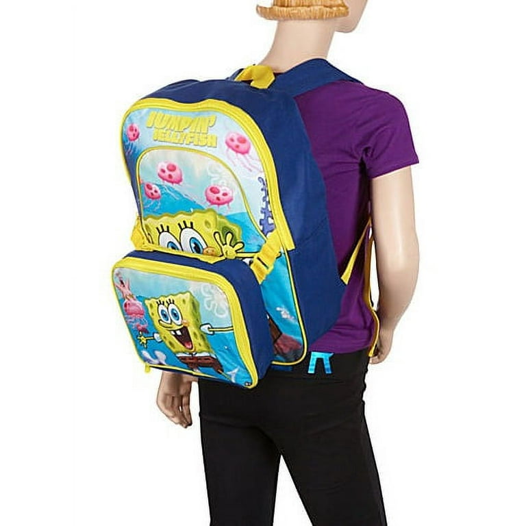 Spongebob Deluxe Backpack with Lunch Kit