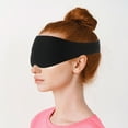 thumbnail image 6 of Unique Bargains Sleep Eye Mask Deep Contoured 3D Eye Covers Adjustable Strap for Sleeping Traveling Black, 6 of 8