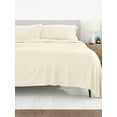 thumbnail image 3 of Queen, 4 Piece Embossed Hotel Style Bed Sheets in Ivory by Comfort Canopy, 3 of 12