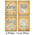 thumbnail image 2 of Original Harley Davidson Patent Art Prints - Set of Four Photos (8x10) Unframed - Great Gift for Hog Riders, 2 of 2