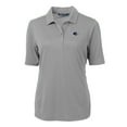 thumbnail image 2 of Women's Cutter & Buck  Gray UTSA Roadrunners DryTec Virtue Eco Pique Recycled Polo, 2 of 3