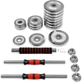thumbnail image 3 of Set de Mancuernas Ajustables 30 Kg Centurfit 16 Pesas Barra Recta 3 En 1, 3 of 6
