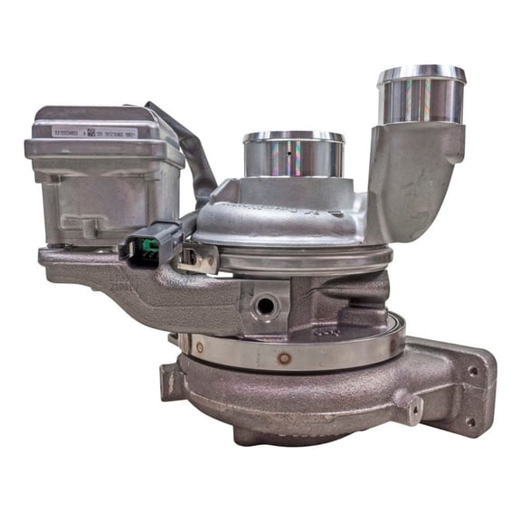 OEM BorgWarner BV55 VGT Turbocharger Assembly Compatible with JCB 3CX 4CX Backhoe Loader Loadall Telehandler EcoMax 444 448 4.8L Tier 4 Diesel Electronic Actuator New 32006377
