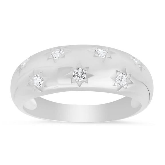 Kylie Harper Sterling Silver Celestial Dome Ring