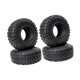 thumbnail image 3 of 4x 1/10 RC Ruedas y neumáticos Pieza de actualización RC Reemplazo de caucho Neumáticos RC para SCX10 Accesorios RC Crawler Modelo de coche Camiones, 3 of 8