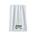 thumbnail image 2 of PONPRNGY 1Pc Winter Hand Towels for Bathroom Christmas theme Hand Towels Embroidered Cotton Soft Absorbent Decor for Holiday Kitchen, 2 of 6