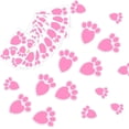 thumbnail image 1 of Easter Heart Footprint Floor Sticker Set for Hallways Rooms Windows Fridges Home Removable Durable Art 9PCS, 1 of 8