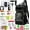 Black Camo, variant on THKFISH 85Pcs Fishing Tool Kit, Fishing Backpack with Tackle Boxes Included, Fishing Tackle Kit Include Fishing Bait Lure Gear Kit, Fishing Pliers, Fish Hook Remover, Lip Gripper