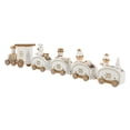 thumbnail image 4 of FONWILYO 54Pcs Wooden Train Toy 9.3X1.8X1 In Christmas Table Decor Model Trains For Children, 4 of 7